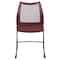 Flash Furniture Burgundy Plastic Stack Chair, PK5 5-RUT-498A-BY-GG - alternate 10